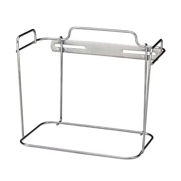 Wall Bracket, f/2 Gal. Container, Non-Locking, Chrome, Covidien, Mfr#: CVDSWMB100975