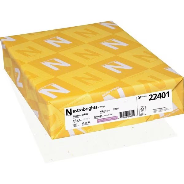 Paper, Astrobrt, 65#, Strdstwe Pk, Astrobrights, Mfr#: WAU22401