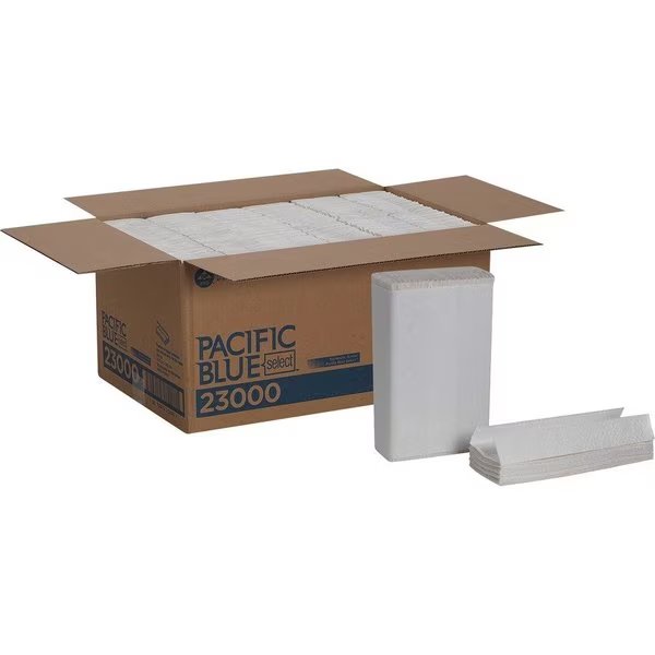 C-Fold Paper Towels, White, 12 PK, Pacific Blue Select, Mfr#: GPC23000