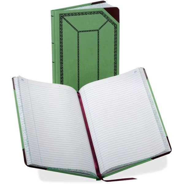 Book, Rcrd, 12.5X8, Grn, Boorum & Pease, Mfr#: BOR6718500R