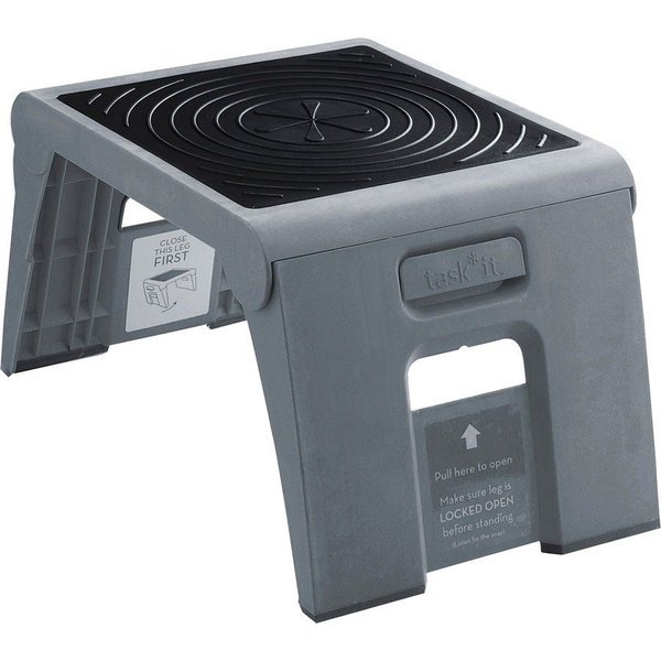 9.50" Plastic One Up Nonslip Folding Step Stool, Cramer, Mfr#: CRA50051PK82