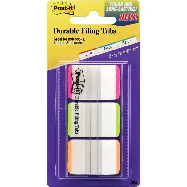Tabs, Post-It, Bar, 1"", Bright Pk, Post-It, Mfr#: MMM686LPGO