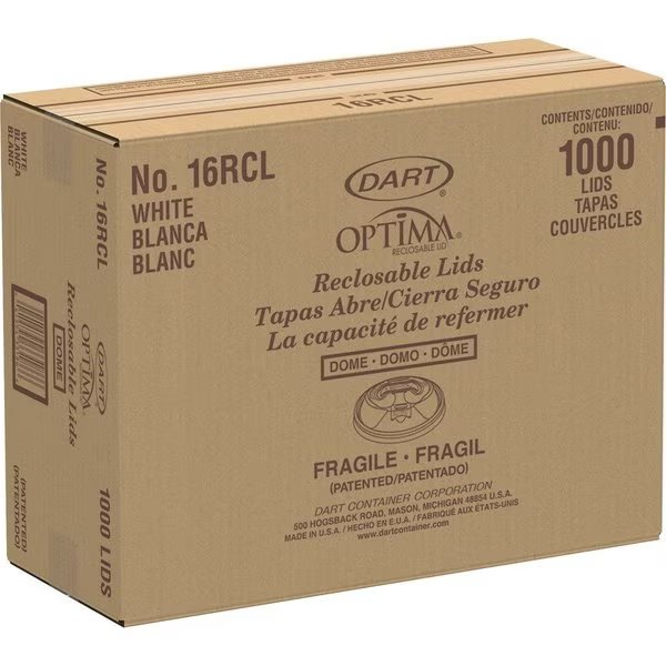 Lid, Cup, F/12-24, We, 100Pk 10PK, Dart Container, Mfr#: DCC16RCLCT