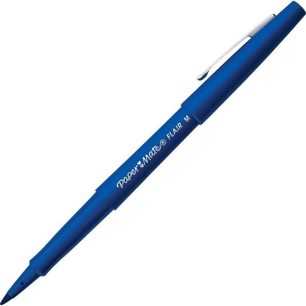 Flair Pen, Point Guard Tip, Medium Pt, BE Barrel/Ink PK, Paper Mate, Mfr#: PAP8410152