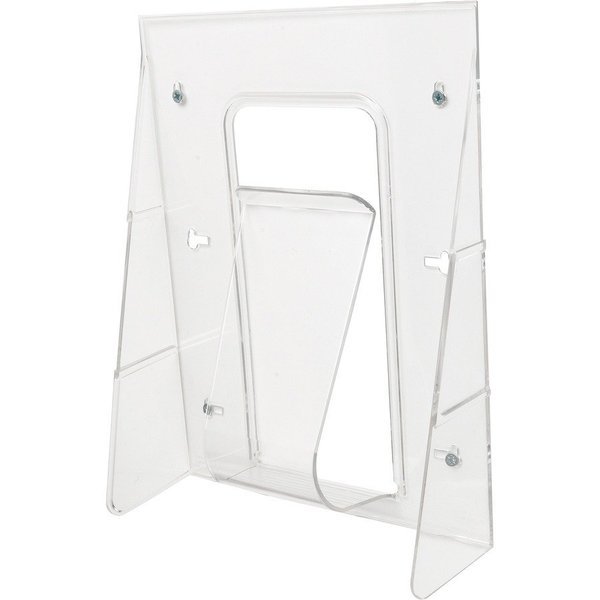 Literature Rack, Magz Size, 1 Pkt, 9-1/8"x2-3/4"x11-3/4", CL, Deflecto, Mfr#: DEF55501