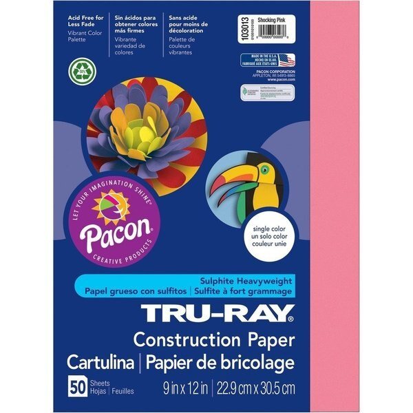 Paper, Const, 9X12, Shkpk, 50Sh Pk, Tru-Ray, Mfr#: PAC103013