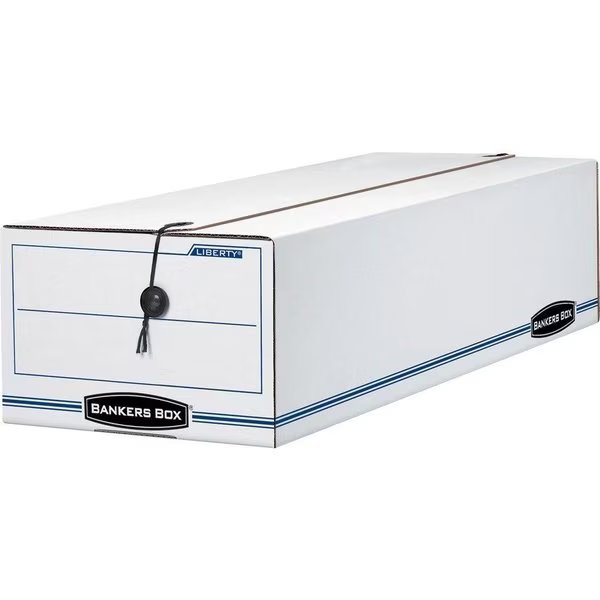 Storage File, Record Forms, 8-3/4"x23-3/4"x7", 12/CT, WE/BE PK, Bankers Box, Mfr#: FEL00018