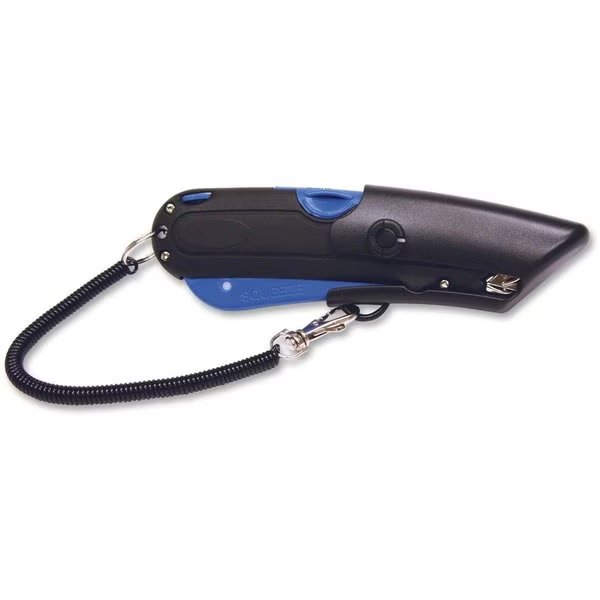Box Cutter Knife w/Shielded Blade, Black/Blue, Cosco, Mfr#: COS091524
