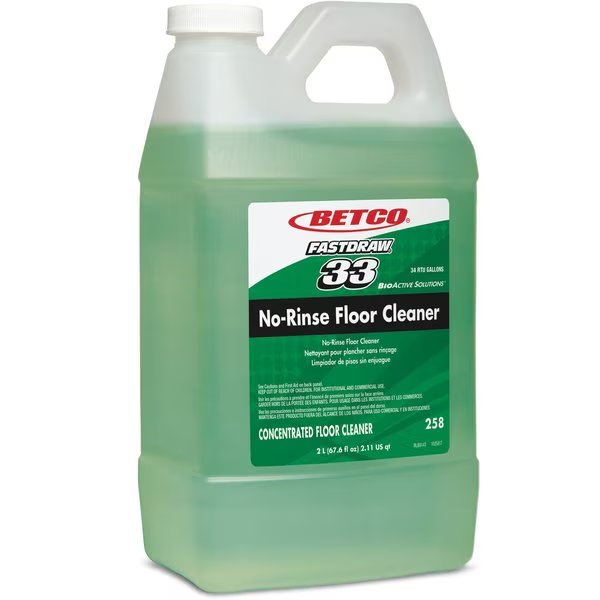 Floor Cleaner, No-Rinse, 1/2 Gal, , Green, PK 4, Betco, Mfr#: BET2584700