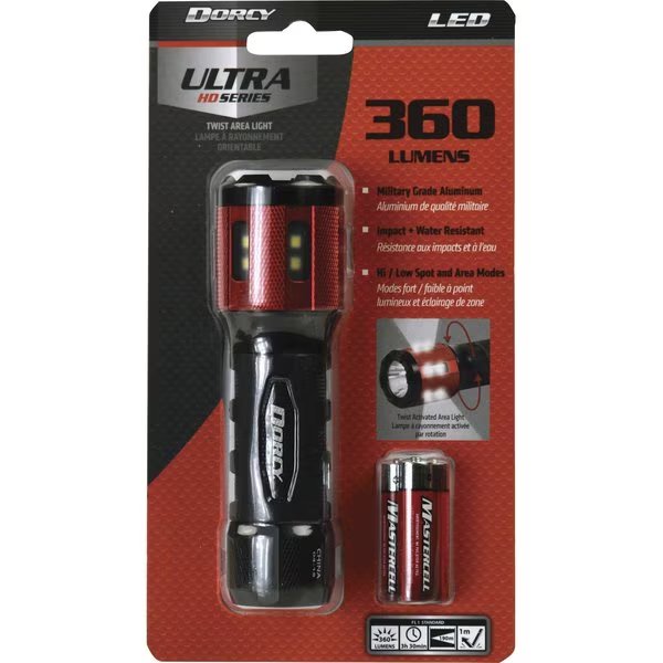 FLASHLIGHT, AREA LGHT, 360LUM, Dorcy, Mfr#: DCY414347