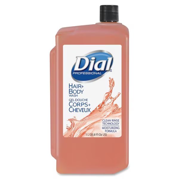 Hair/Body Wash, 1L, OE, PK 8, Dial, Mfr#: DIA04029