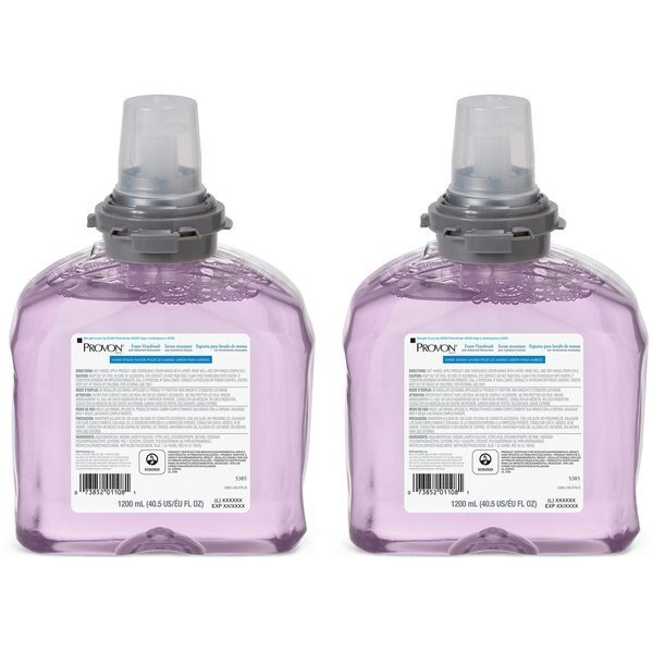 Soap Refill, f/TFX Dispenser, Foam, 1200 mL, Purple, PK 2, Provon, Mfr#: GOJ538502