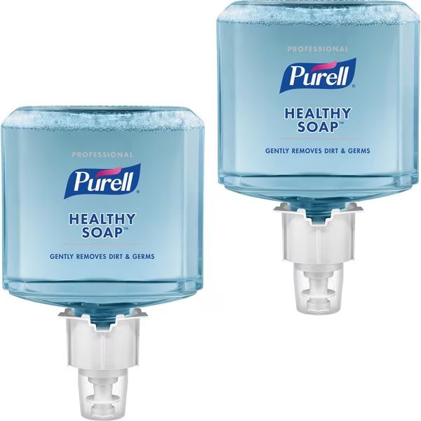 Soap Refills, Foam, Prof, f/ES6 Dispenser, 1200ml, BE, PK 2, Purell, Mfr#: GOJ647702