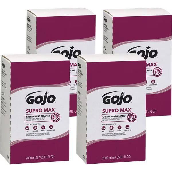 67.6 fl oz (2 L) Supro Max Hand Cleaner 4 PK, Gojo, Mfr#: GOJ728204CT