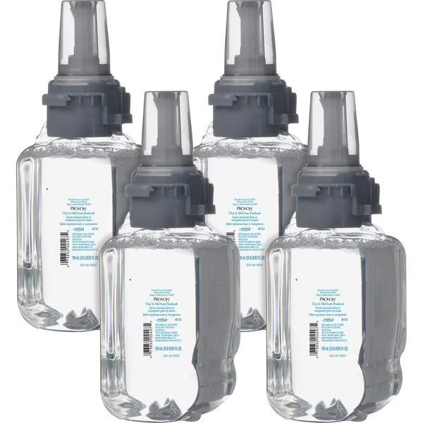 23.7 fl oz (700 mL) ADX-7 Clear & Mild Foam Handwash 4 PK, Provon, Mfr#: GOJ872104CT