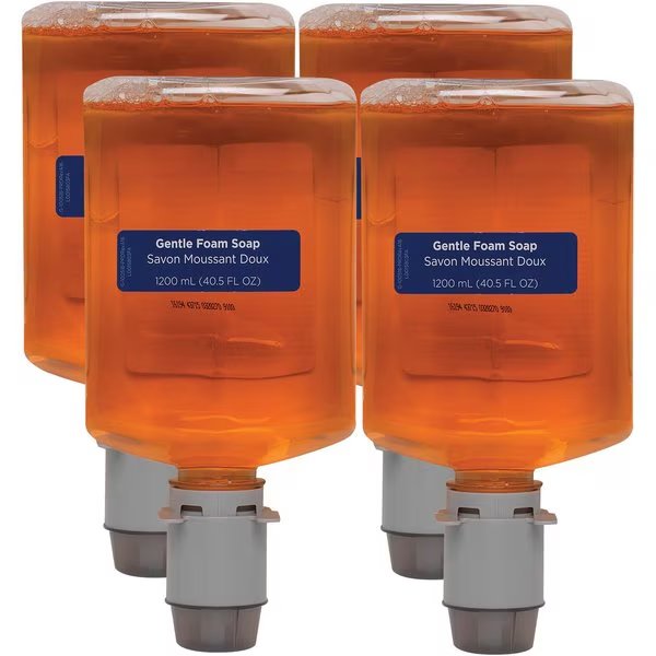 40.6 fl oz (1200 mL) Gentle Foam Hand Soap Manual Dispenser Refills 4 PK, Pacific Blue Ultra, Mfr#: GPC43715