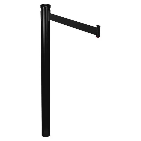 Stanchion Posts, Box 1 of 2, 40"H, 2/BX, Black 2PK, Tatco, Mfr#: TCO11611