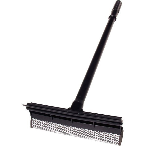 Squeegee, Plastic, Scrubber, 24" Handle, Black, PK 20, Unger, Mfr#: UNGAUSQ0CT