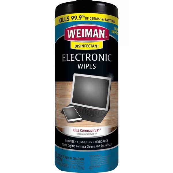 E-Tronic Wipes, Weiman, Mfr#: WMN93A