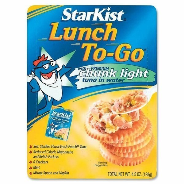 Lunch To-Go Kit, 3oz. Chunk Light Tuna, 4.5 oz Packs, 12/CT PK, Starkist, Mfr#: SKIDEL495430