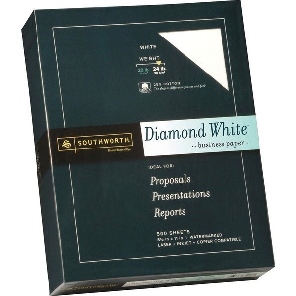 Paper, 25% Cotton, 24#, We Pk, Southworth, Mfr#: SOU3122410