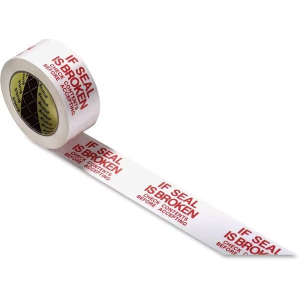 Preprinted Message Tape, 1-7/8"x109 Yards, Red On White, Scotch, Mfr#: MMM3771