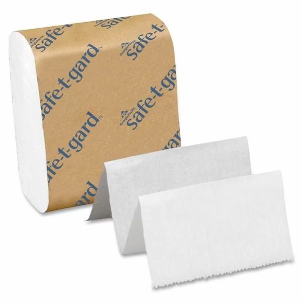 Safe-T-Gard Facial Tissue Door Tissue, White, 40 PK, Safe-T-Gard, Mfr#: GPC10440