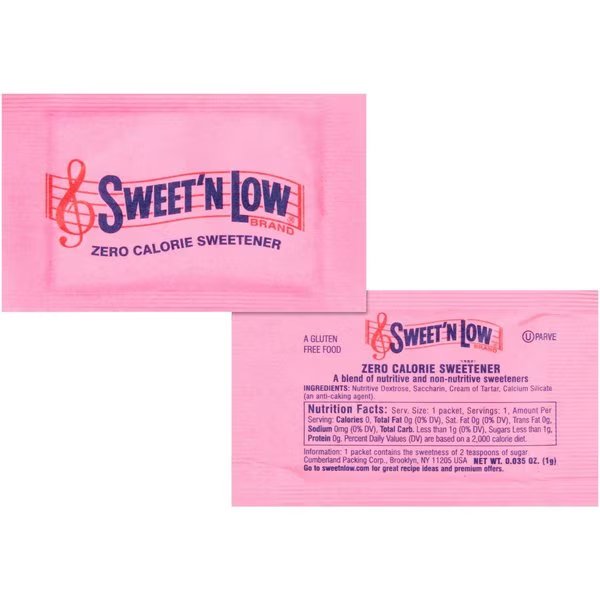 Sugar Substitute Packets, 4PK, Sweetn Low, Mfr#: SMU50150CT