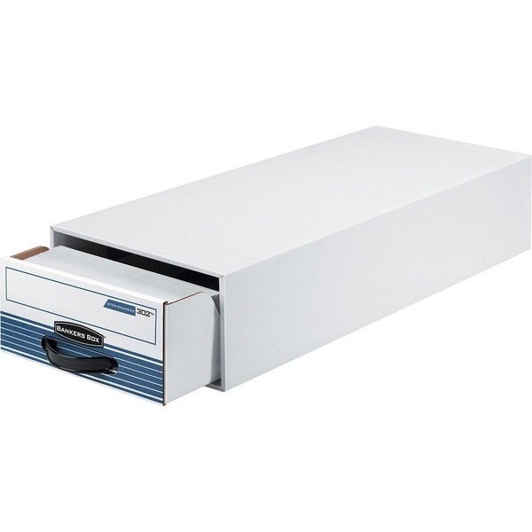 Steel Stor/Drawer File, 9-1/4"x23-1/2"x4-3/8", 12/CT, WE/Blue PK, Bankers Box, Mfr#: FEL00302