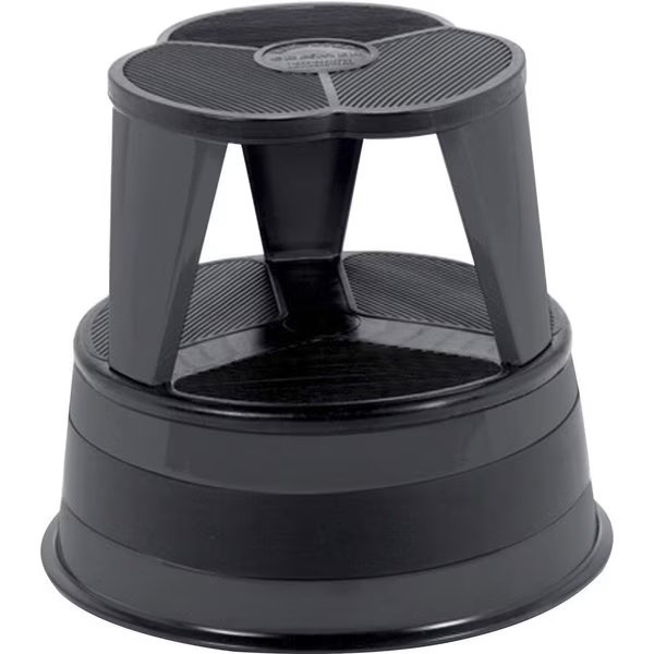 Step Stool, 350 lb Cap, 15-5/8"x15-5/8"x14", Black, Cramer, Mfr#: CRA100192