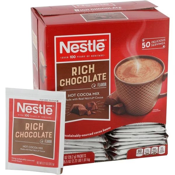 CHOCOLATE, HOT, NESTLE, .71OZ, Nestle, Mfr#: NES25485