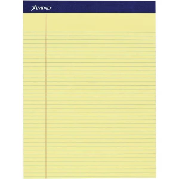 Pad, Nruled, Ltr, 4/Pk, Wh Pk, Ampad, Mfr#: TOP20215