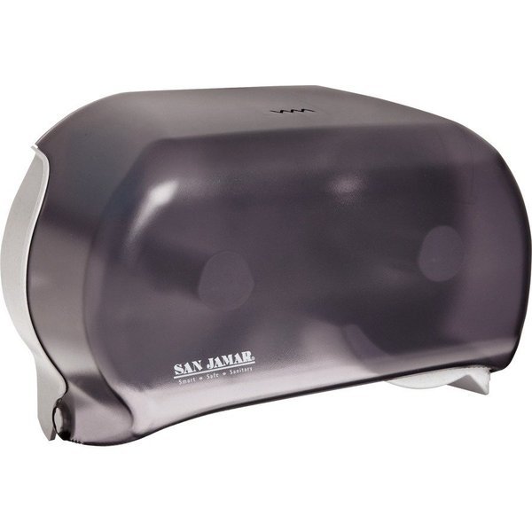 Roll Towel Dispenser, 12-2/5"Wx9-1/2"Lx14-3/5"H, Black, San Jamar, Mfr#: SJMR3600TBK