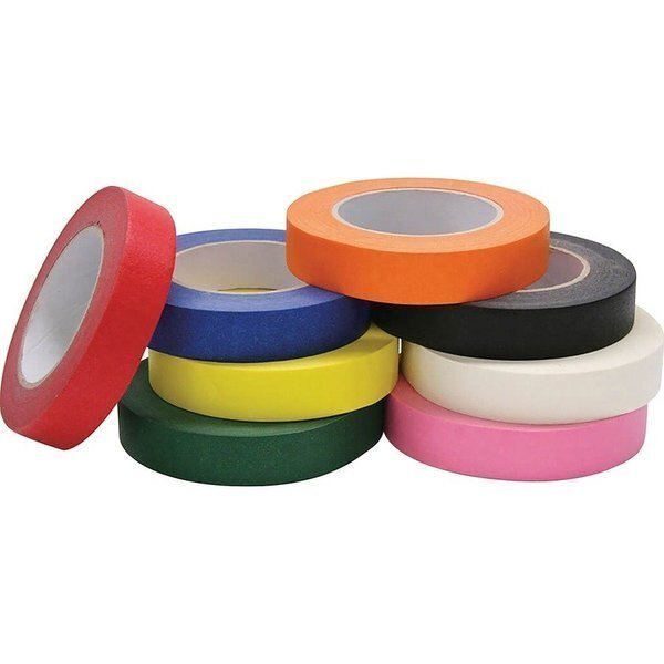 Masking Tape Rolls, 1"x60 yards, 8/ST, Assorted PK, Creativity Street, Mfr#: PAC4860