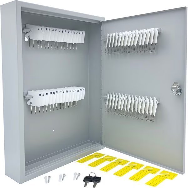 Slotted Heavy-duty Key Cabinet, Huron, Mfr#: HURHASZ0128