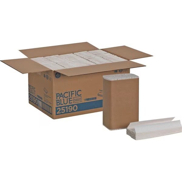 C-Fold Paper Towels, White, 10 PK, Pacific Blue Basic, Mfr#: GPC25190