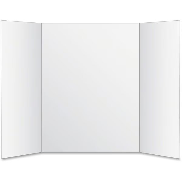 Project Board, 36"x48", Tri-Fold, 6/CT, White PK, Geographics, Mfr#: GEO26790