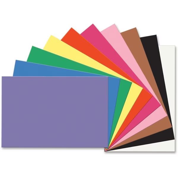 Paper, Constr, 24X36, Ast, 50Sh Pk, Sunworks, Mfr#: PAC6523