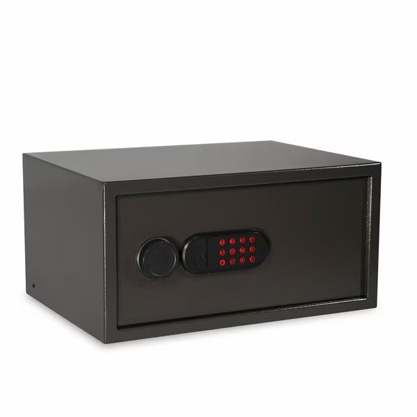 Home and Office 1.34 Cu. Ft. Security Vault with Electronic Lock, Dark Gray Hammertone, Sanctuary, Mfr#: SA-PVLP-03-DP