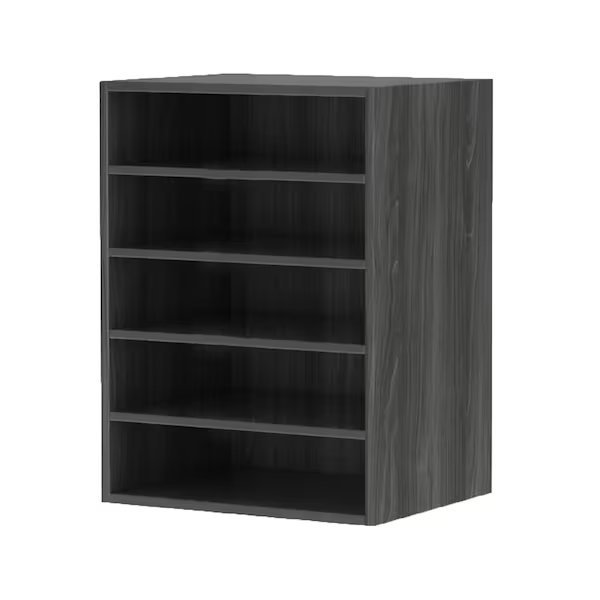 Horizontal Paper Management, 11.75" D X 15" W X 20-1/4" H, Gray Steel, Steel, Mayline, Mfr#: AHPMLGS
