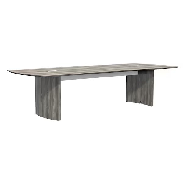 Rectangle Medinaâ„¢ 10' Conference Table, 120 X 48 X 29.5, Wood Top, Grey, Mayline, Mfr#: MNC10LGS