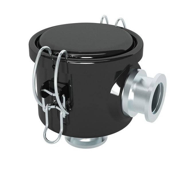 ISO Inlet Vacuum Black, NW25, 25 SCFM, 2 Micron Paper Media, Solberg, Mfr#: WL‐824‐NW25B