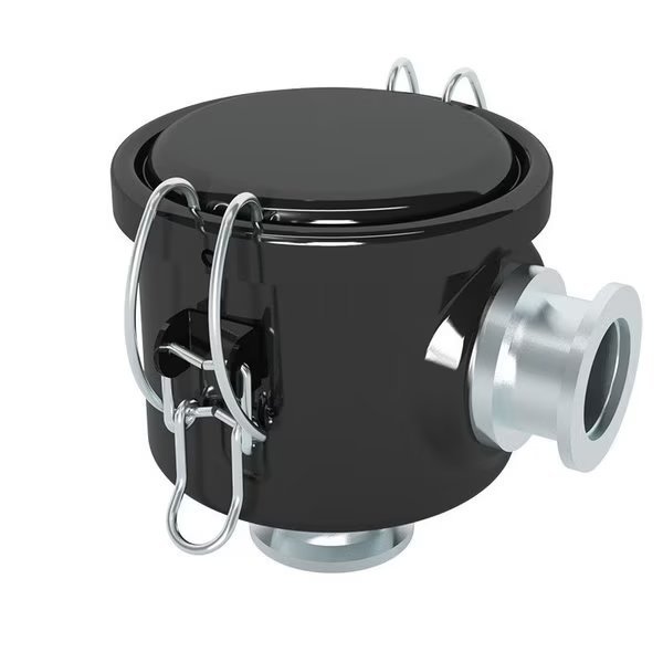ISO Inlet Vacuum Black, NW16, 23 SCFM, 5 Micron Polyester Media, Solberg, Mfr#: WL‐825‐NW16B