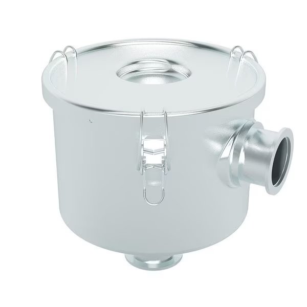 ISO Inlet Vacuum Electroless Nickel, NW40, 43 SCFM, 0.3 Micron HEPA Media, Solberg, Mfr#: WL‐HE848‐NW40EN