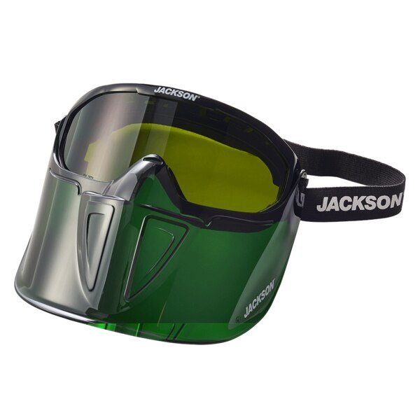 Safety Goggles with Detachable Face Shield, Anti-Fog, Shade 3.0 Lens, Universal