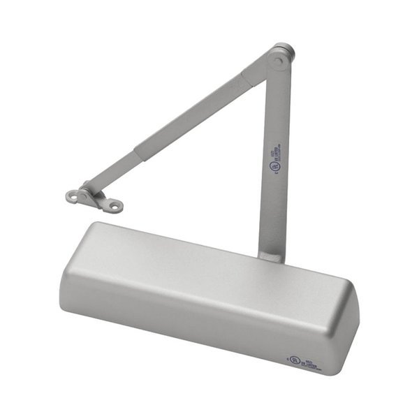 Door Closer, Tri-Packed, Non-Hold Open, Adjustable Size 1-6, Aluminum, Norton Co, Mfr#: 410XTPN 689