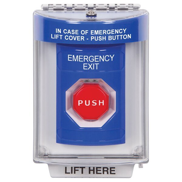 STI Stopper Station Series, Pushbutton, Blue, Sti, Mfr#: SS2448EX-EN