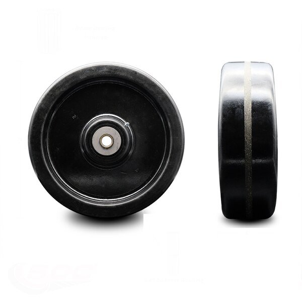 SCC - 12" Phenolic Wheel Only w/Roller Bearing - 3/4" Bore - 3500 lbs Capacity, Service Caster, Mfr#: SCC-PHR1230