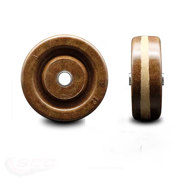 SCC - 3" High Temp Phenolic Wheel Only - 3/8" Bore - 500 lbs Capacity, Service Caster, Mfr#: SCC-PHSHT314-38