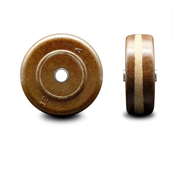 SCC - 3" High Temp Phenolic Wheel Only - 3/8" Bore - 400 lbs Capacity, Service Caster, Mfr#: SCC-PHSHT315-38